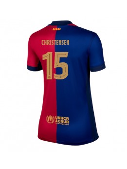 Billige Barcelona Andreas Christensen #15 Hjemmedrakt Dame 2024-25 Kortermet